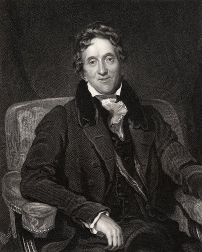 Sir John Soane, grabado por J. Thomson, de 